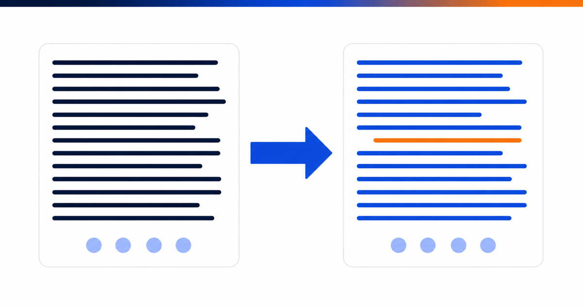Two apparently equivalent code blocks, with a single line quietly diverging on the right.